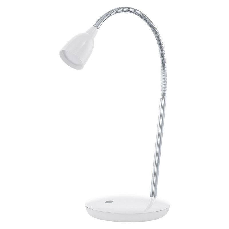 White desk lamp plastic, Matteo, 3W, 3000K LED, with switch