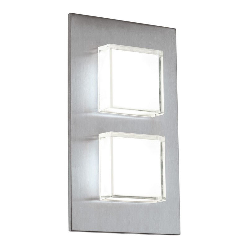 Silver modern outdoor light stainless steel, Jorien, 3W, 3000K LED, IP44