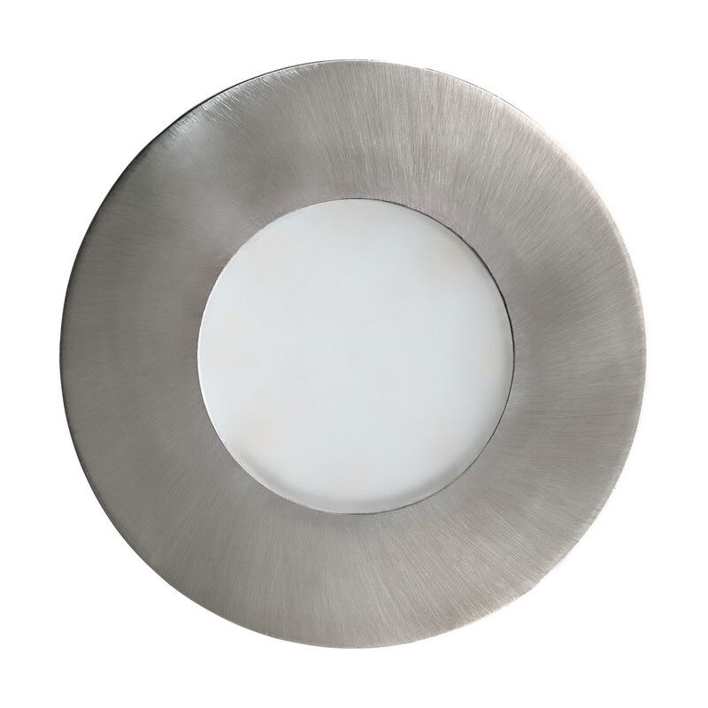 Silver recessed light glass, Margarita, IP65