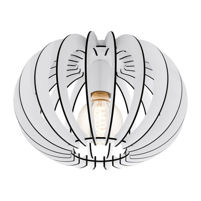 White design ceiling light wood, Kiran