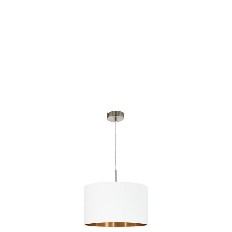 Copper modern pendant light fabric, Abano