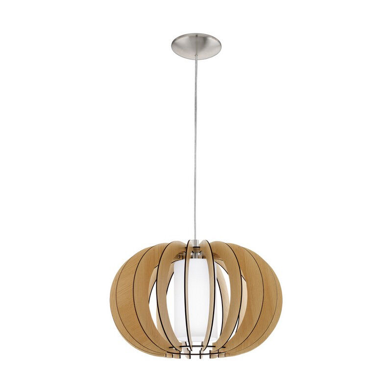 Rustic pendant light wood, Kiran