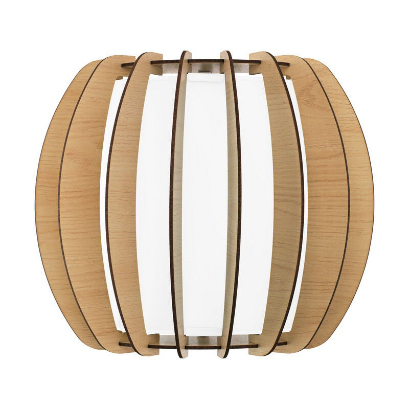 Cream rustic wall light wood, Kiran