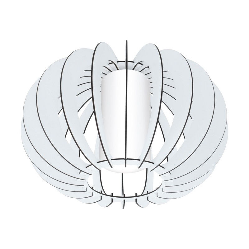White rustic ceiling light wood, Kiran