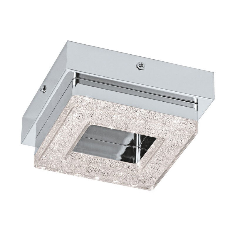 Chrome modern wall light plastic, Arjo, 4W, 3000K LED