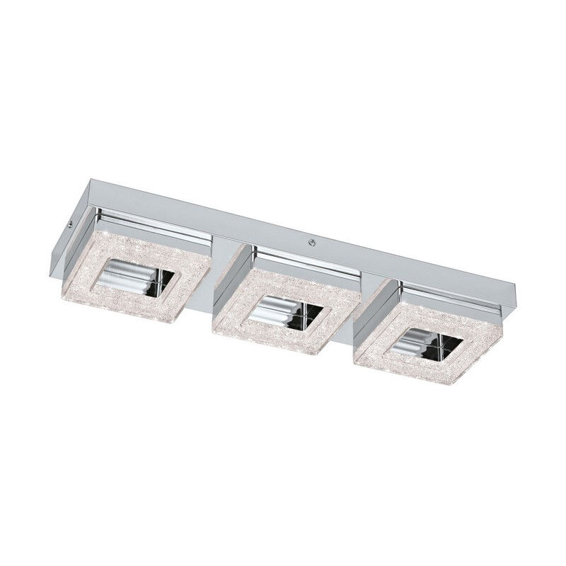 Chrome modern wall light plastic, Arjo, 4W, 3000K LED