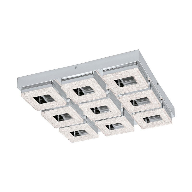 Chrome modern wall light plastic, Arjo, 4W, 3000K LED