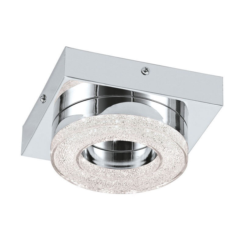 Chrome modern wall light plastic, Arjo, 4W, 3000K LED