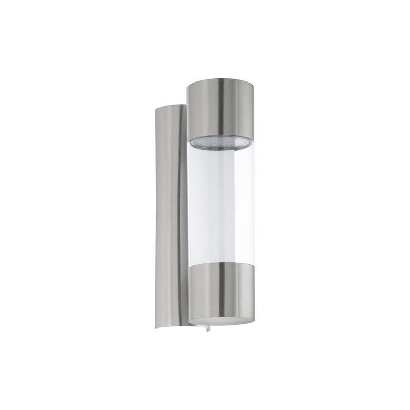 Silver outdoor light plastic, Bashir, 4W, 3000K LED, IP44