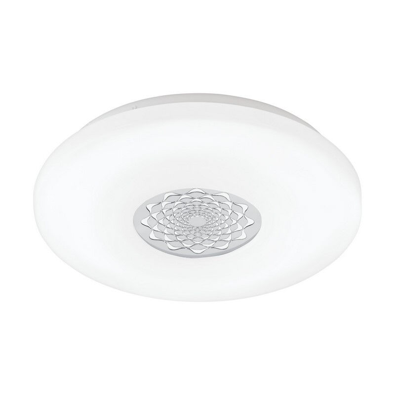 White modern ceiling light plastic, Carmela, 24W, 3000K LED