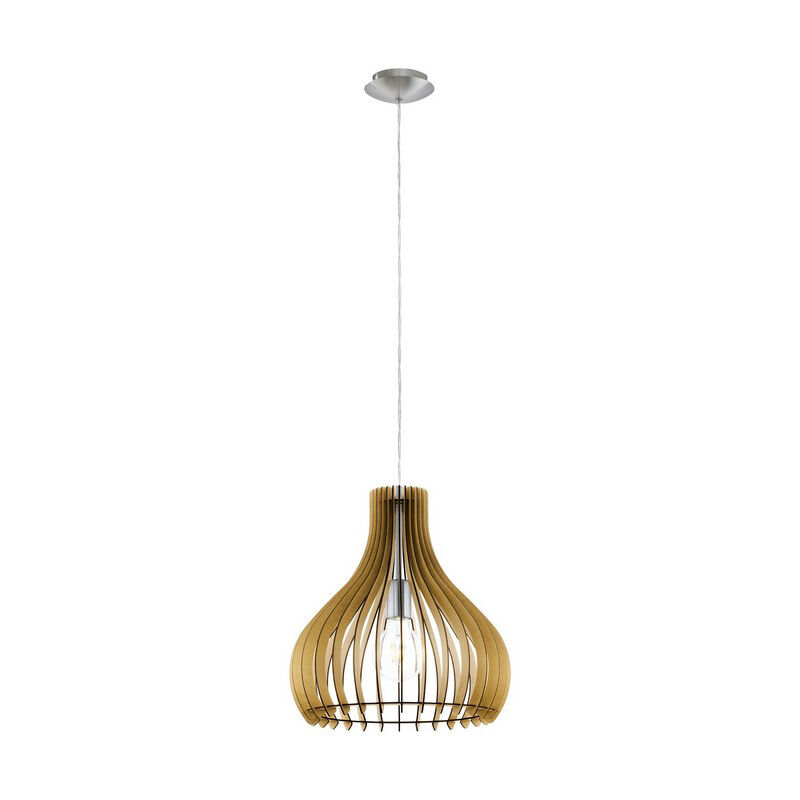 Rustic pendant light wood, Betsy