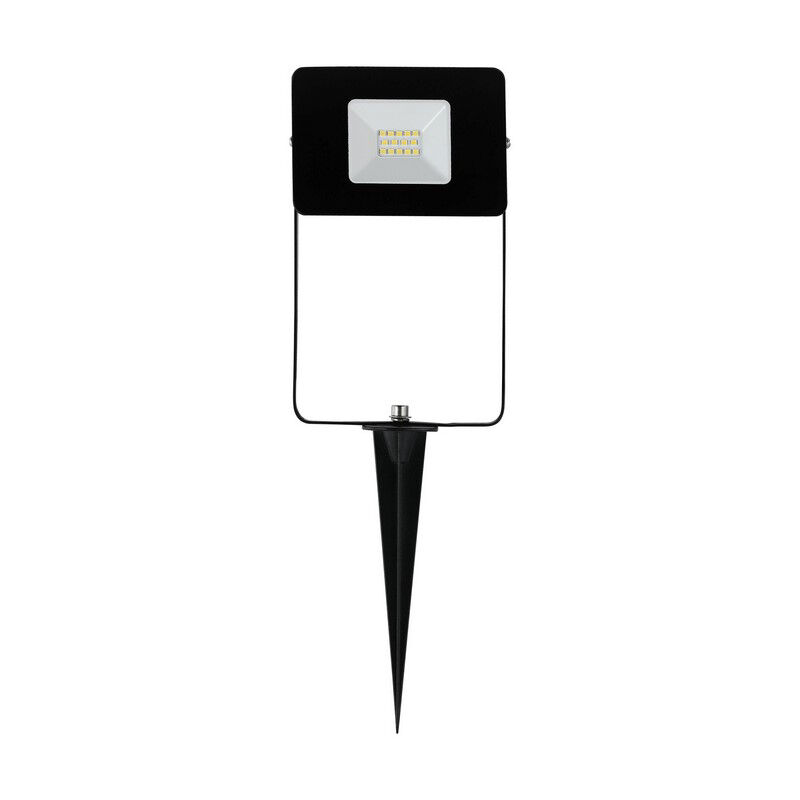 Black modern garden spike light aluminium, Joey, IP65, with switch