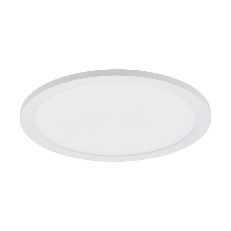 White flush ceiling light aluminium, Ericus, 17W, 4000K LED