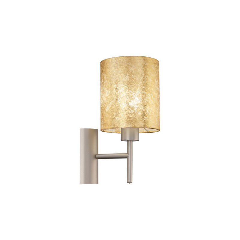 Beige modern wall light metal, Megan, with switch