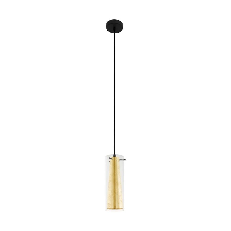 Golden modern pendant light glass, Barceno