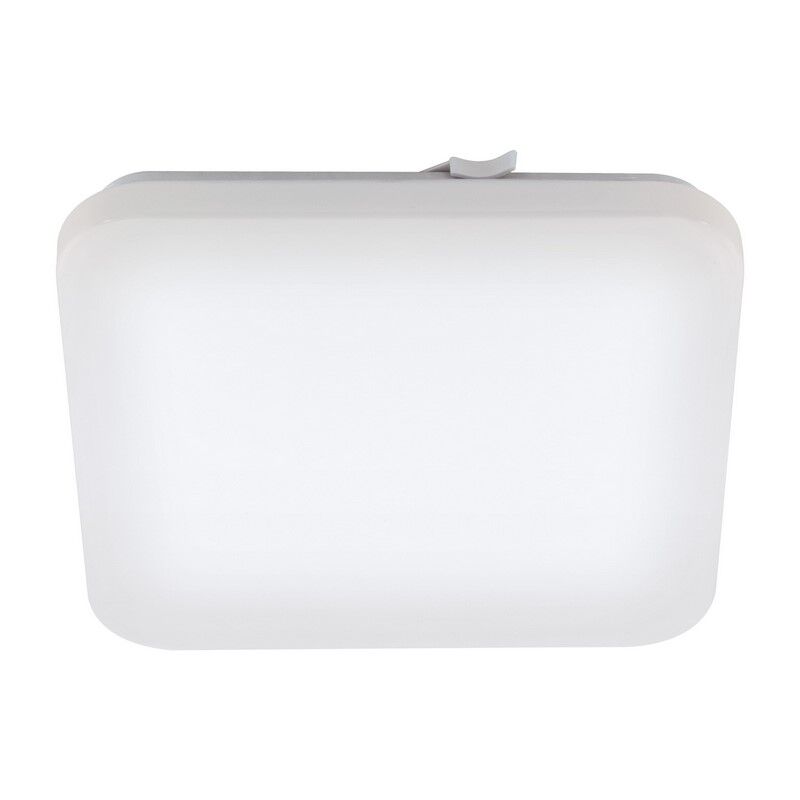 White ceiling light plastic, Eloise, 17W, 3000K LED, IP44