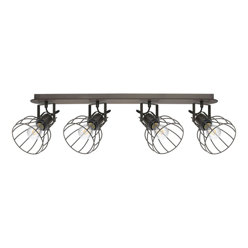Wood ceiling spotlight brown, Tjarda