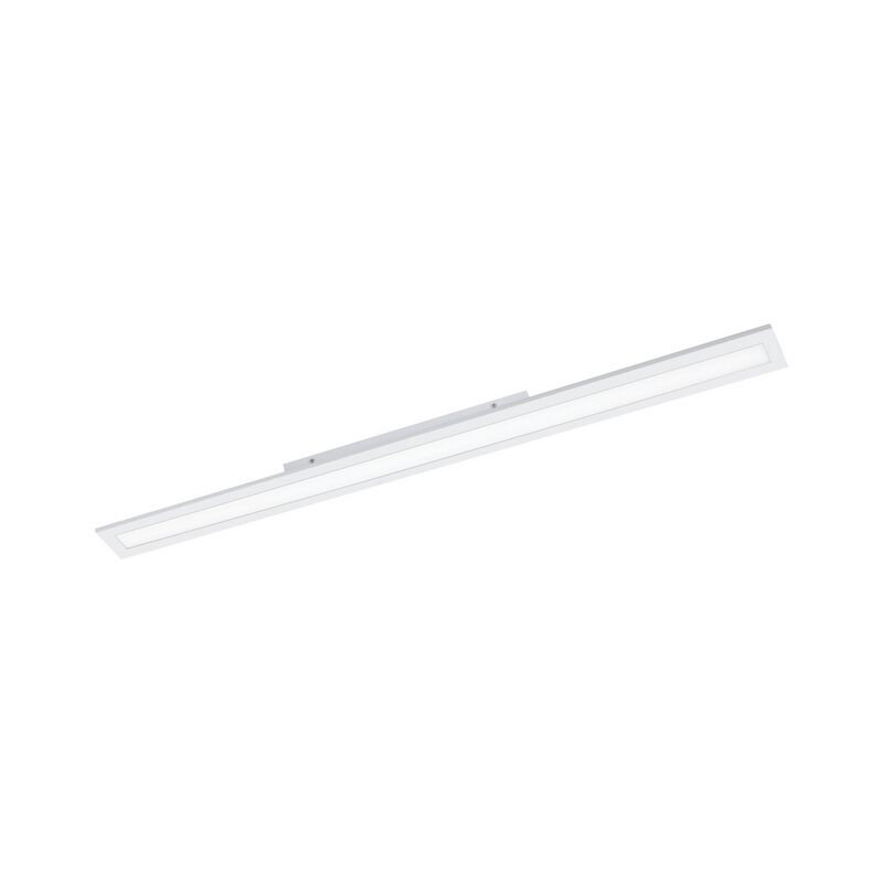 White modern flush ceiling light aluminium, Cathy, 30W, adjustable light colour LED