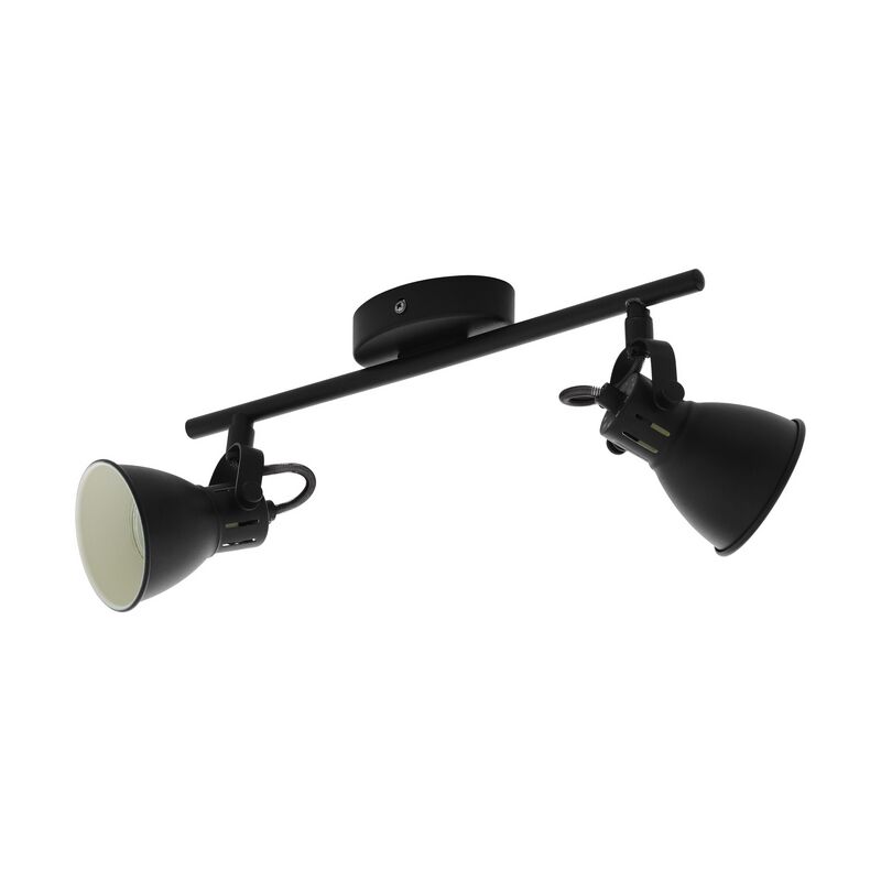 Black vintage ceiling spotlight steel, Tinke
