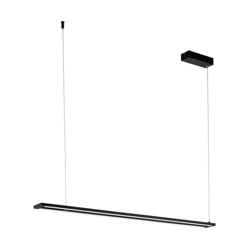 Black modern pendant light aluminium, Guilliano, 27W, 3000K LED