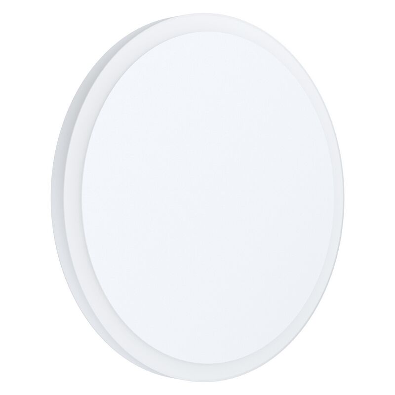 White flush ceiling light steel, Evalien, 8W, 3000K LED