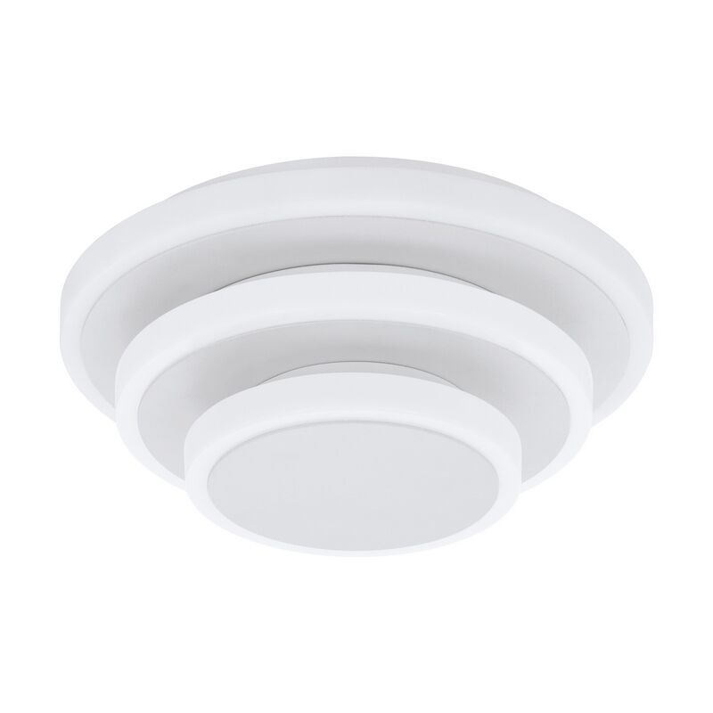 White modern flush ceiling light steel, Nieck, 5W, 3000K LED