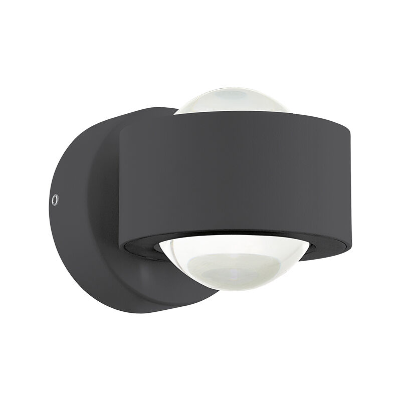 Anthracite modern outdoor light aluminium, Lyn, 2W, 3000K LED, IP44