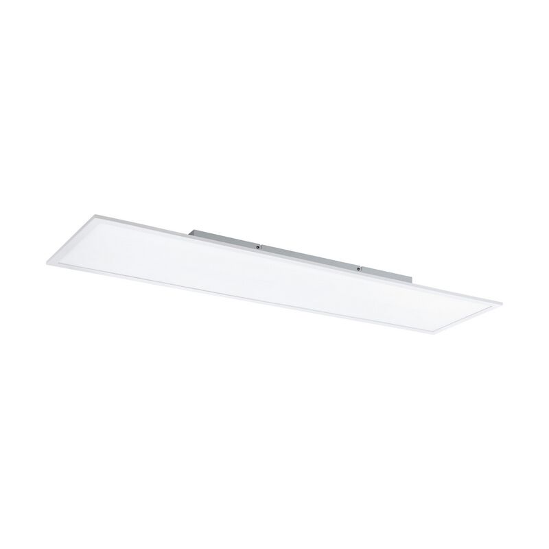 White modern flush ceiling light aluminium, Cathy, 32W, adjustable light colour LED