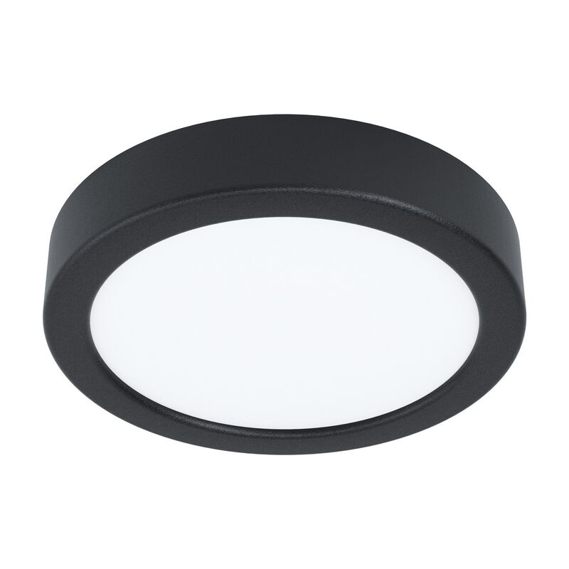 Black ceiling light steel, Pascale, 10W, 4000K LED