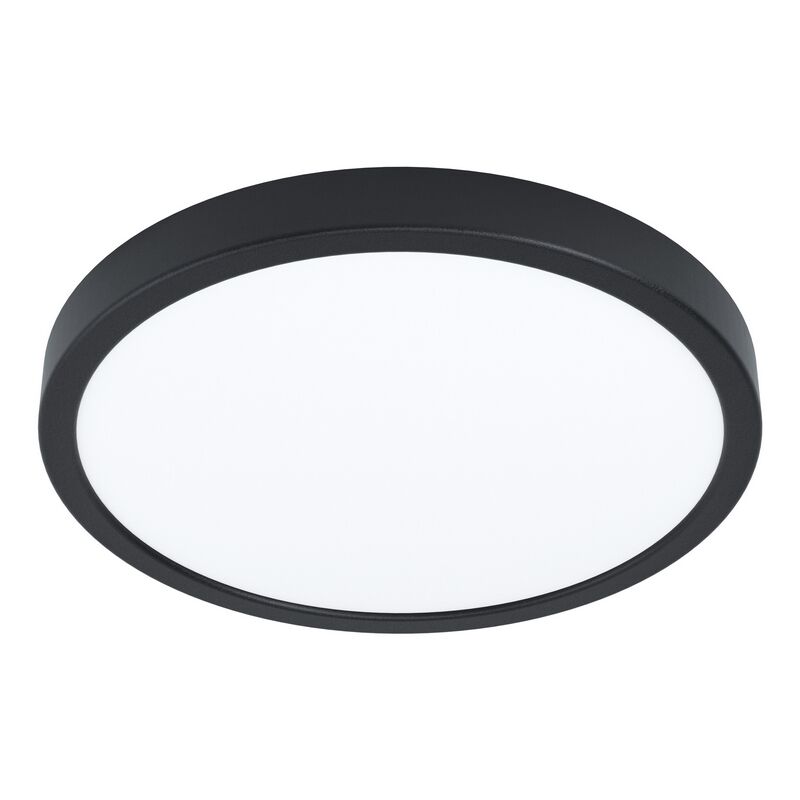 Black ceiling light steel, Pascale, 20W, 4000K LED