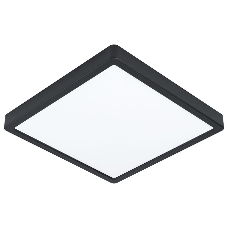 Black ceiling light steel, Pascale, 20W, 4000K LED
