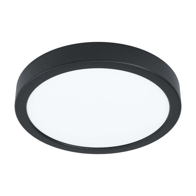 Black ceiling light steel, Pascale, 16W, 3000K LED