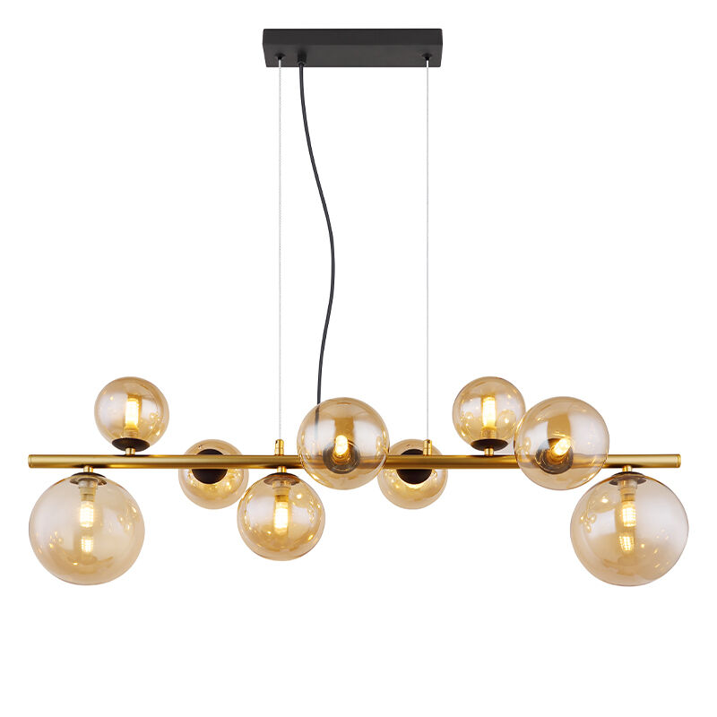 Amber design pendant light glass, Melinda