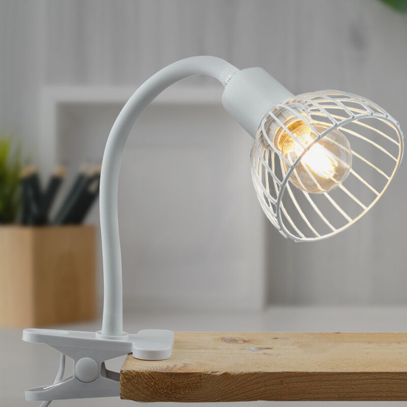 Industrial clip spotlight white, Bram, with switch