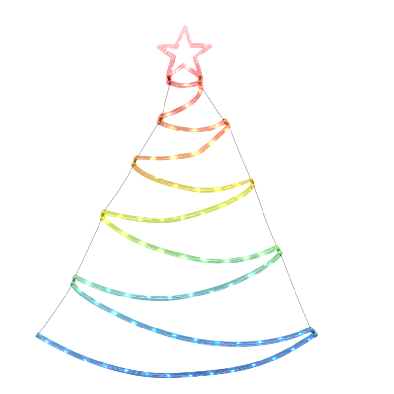 Illuminated Christmas tree RGB
