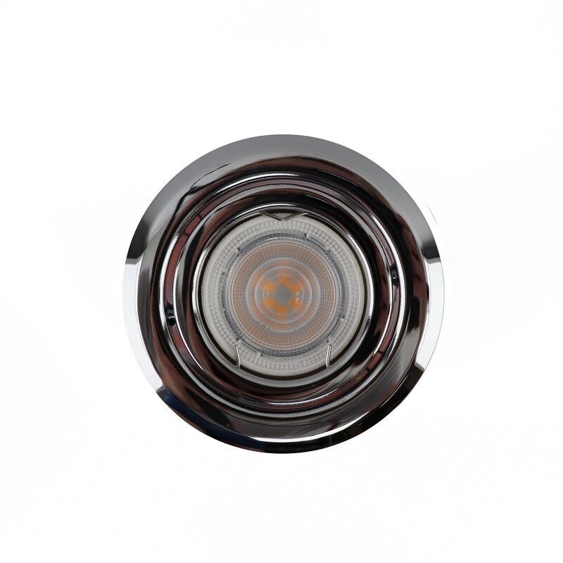 Metal recessed light chrome, Storx