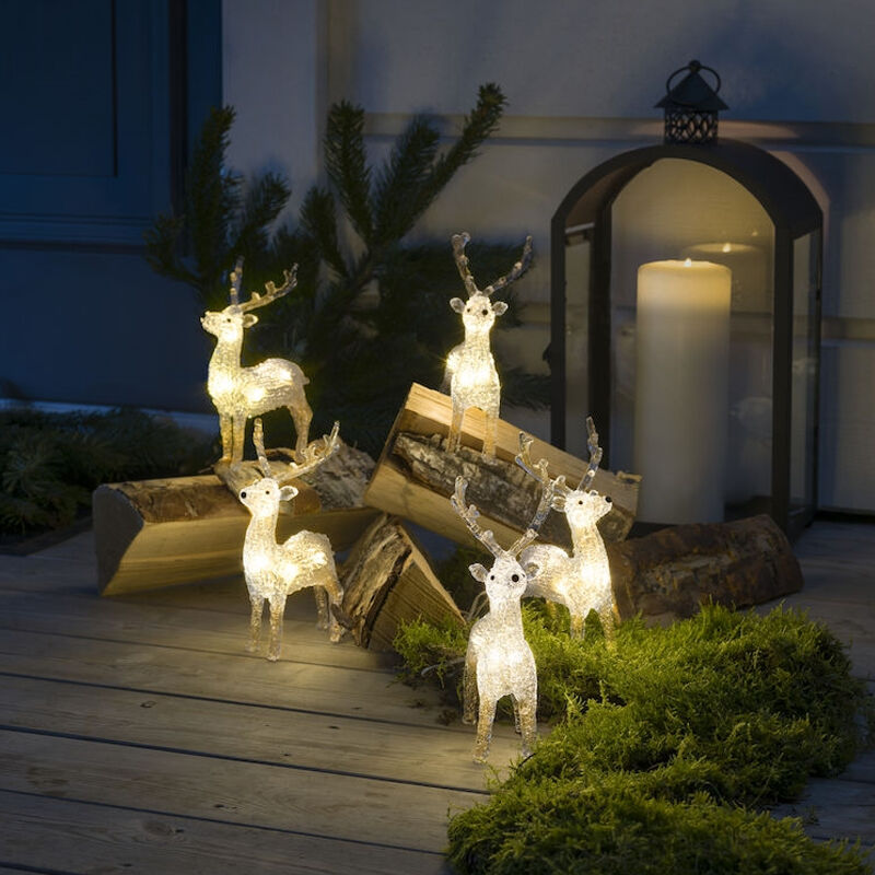 5 LED Deer, for indoor and outdoor