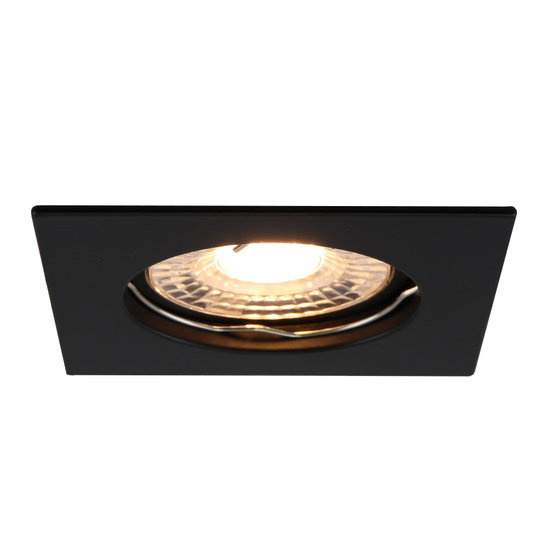 Aluminium recessed light black, Sabien