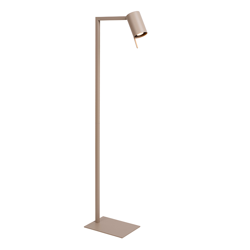 Taupe desk lamp modern, Lesley, with switch