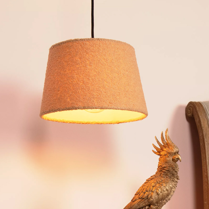 Yellow pendant light vintage, Woolly