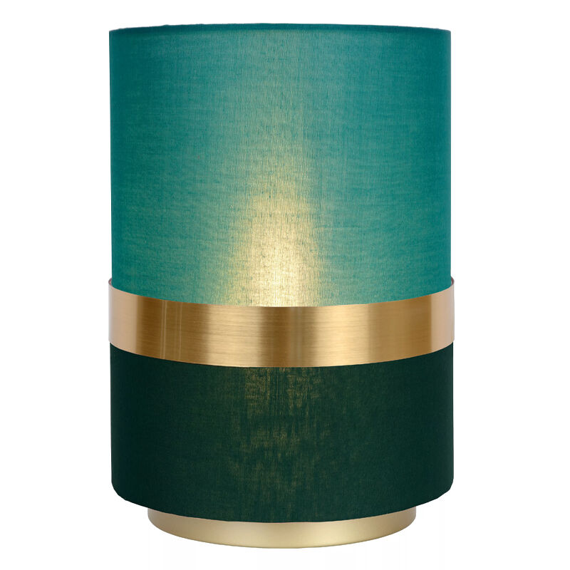 Golden table lamp retro, Tusse, with switch