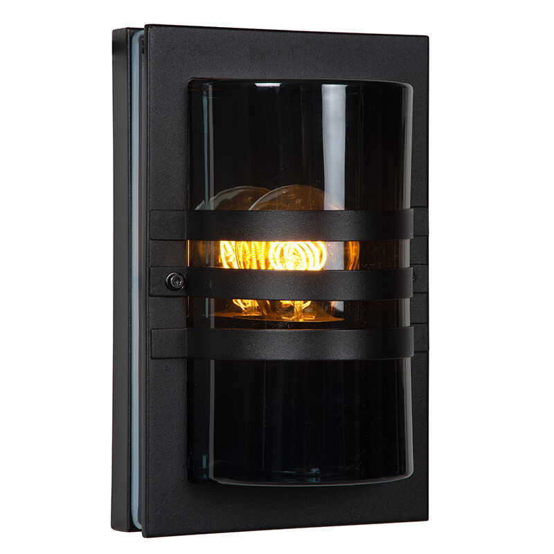 Black outdoor light modern, Privas, IP44
