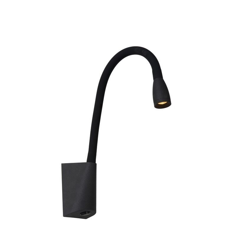 Black wall light modern, Galen, 3W, 3000K LED, with switch