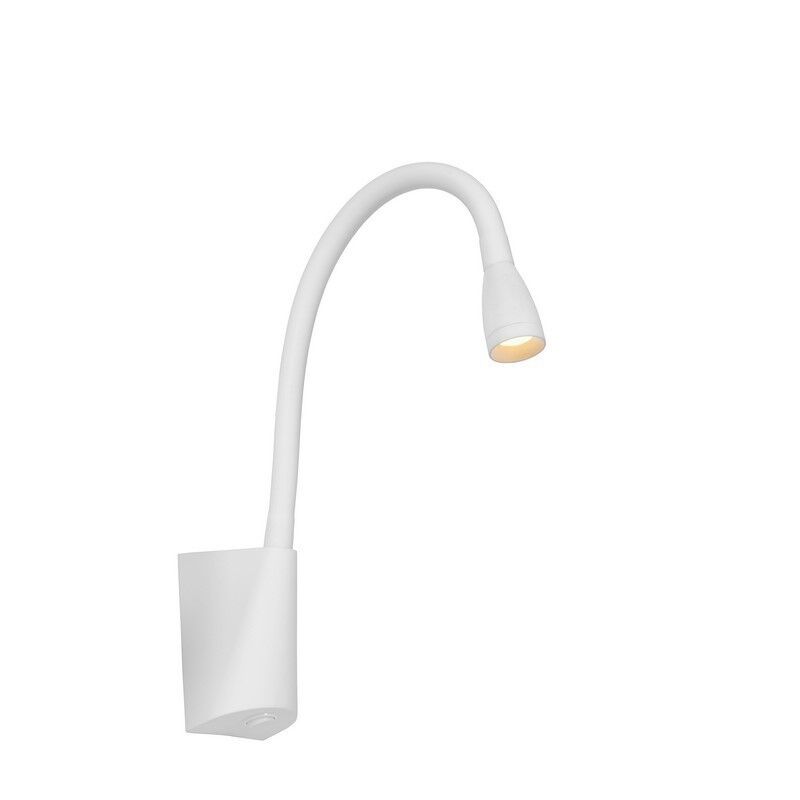 White wall light modern, Galen, 3W, 3000K LED, with switch