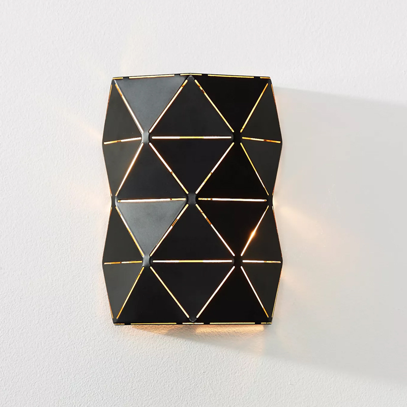Black wall light modern, Otona