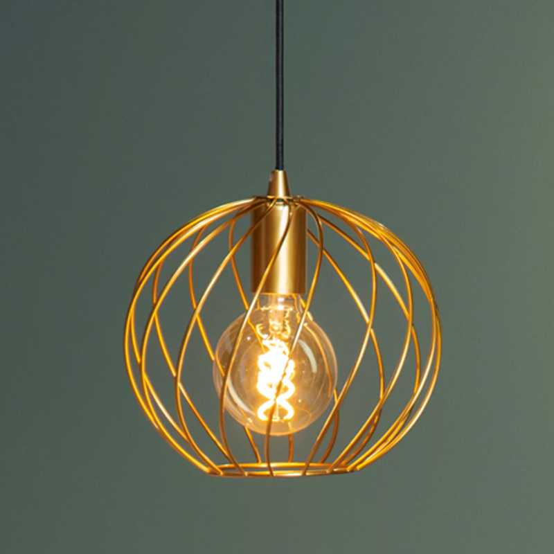 Brass pendant light classic, Danza