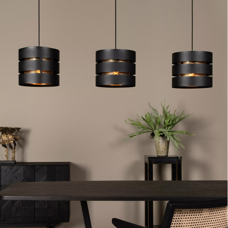 Black pendant light modern, Rosas