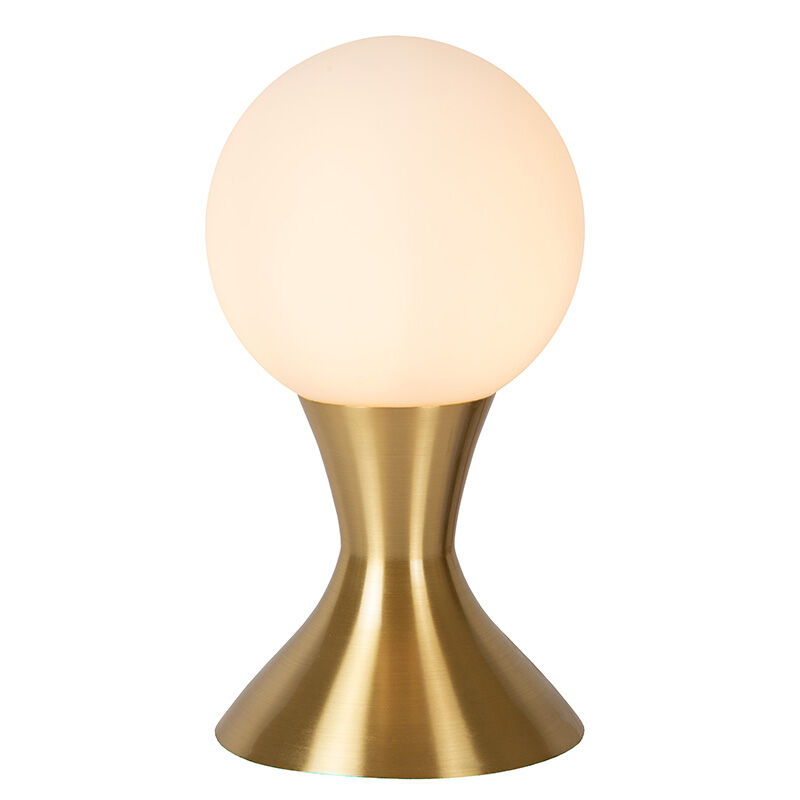 Golden table lamp modern, Moya, with switch