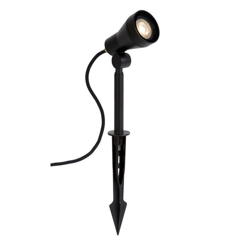 Black garden spike light modern, April, IP54
