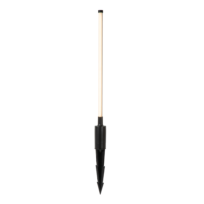 Black garden spike light modern, Lornex, 6W, 3000K LED, IP54